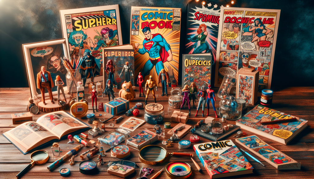 découvrez notre sélection de 10 idées cadeaux incontournables pour ravir les passionnés de comics. que ce soit des figurines emblématiques, des bandes dessinées rares ou des articles de collection, trouvez le cadeau parfait pour chaque amateur de l'univers des super-héros.
