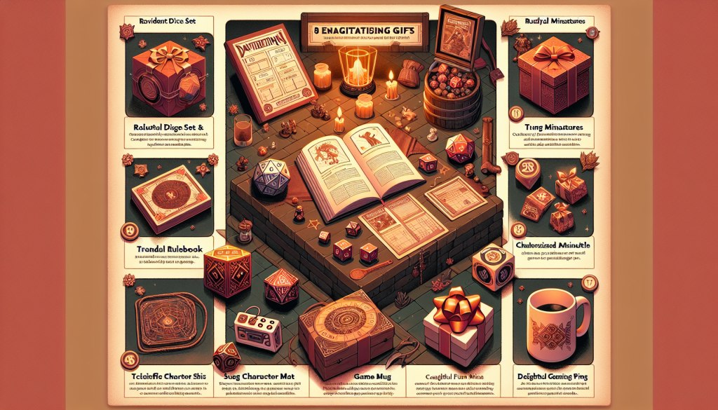 découvrez notre sélection des 8 meilleurs cadeaux pour les passionnés de jeux de rôle. que ce soit des accessoires, des livres ou des jeux, trouvez l'inspiration parfaite pour ravir les joueurs et enrichir leurs aventures.